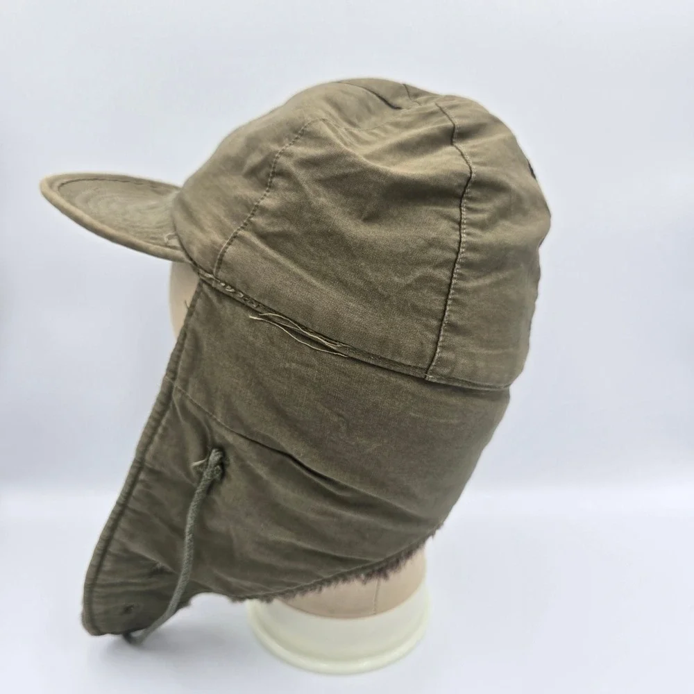 US Military M-1951 Korean War Era OD Pile Field Cap M51 Cold Weather Size 7